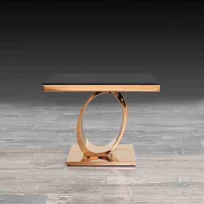 Onyx Rose Gold End Tables | Set of 2