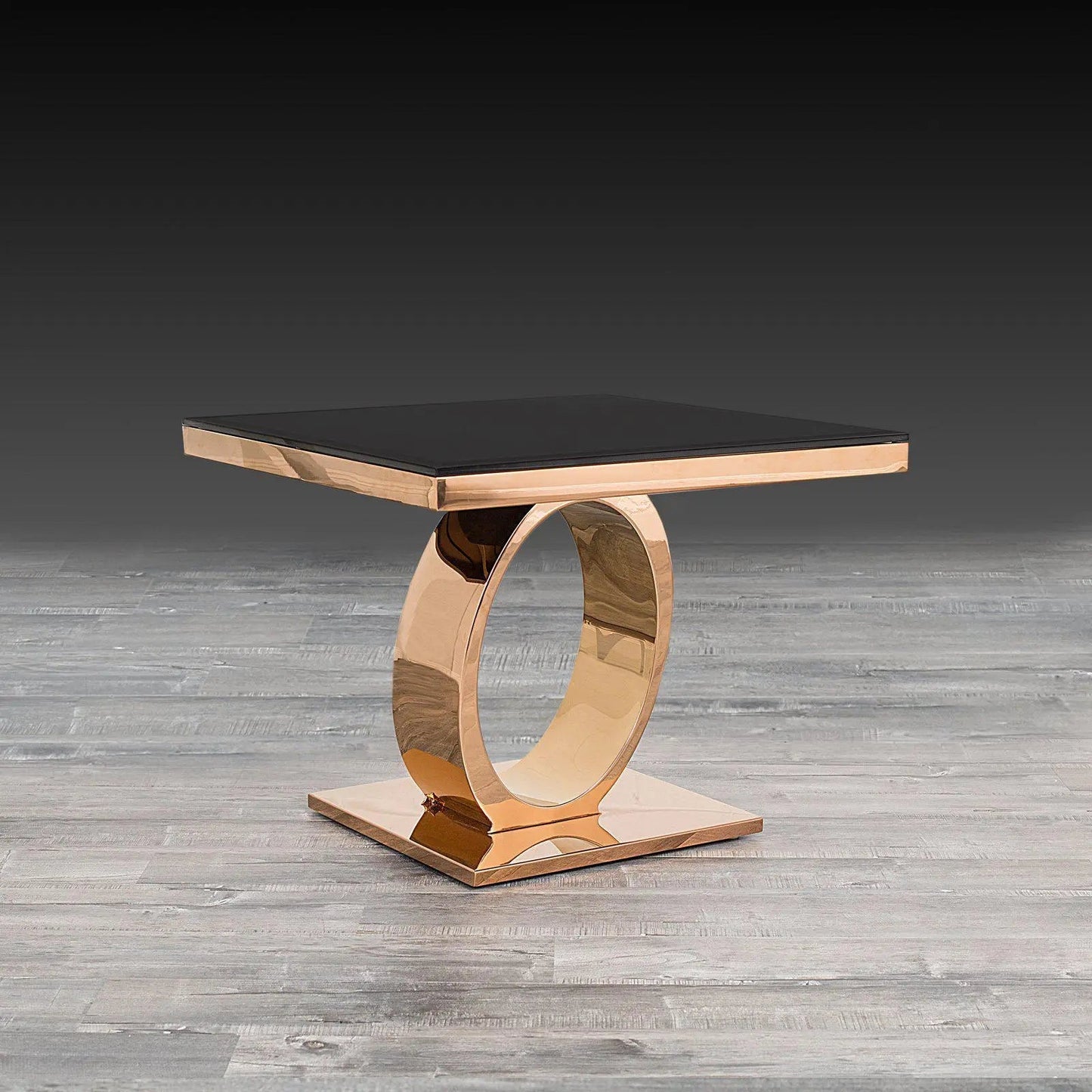 Onyx Rose Gold End Tables | Set of 2