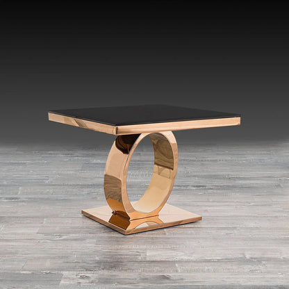 Onyx Rose Gold End Tables | Set of 2