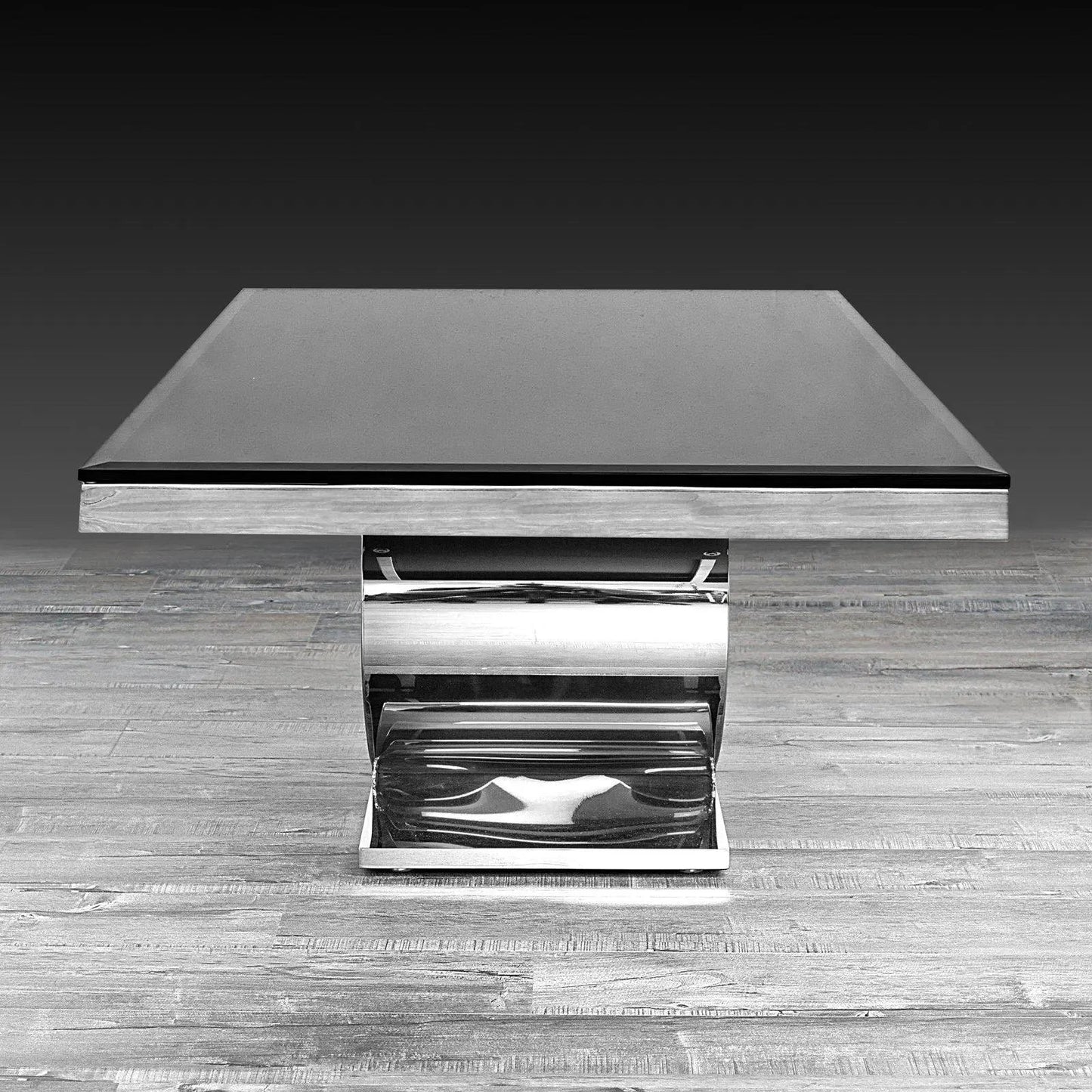 Onyx Silver Coffee Table with Minimalist Appeal