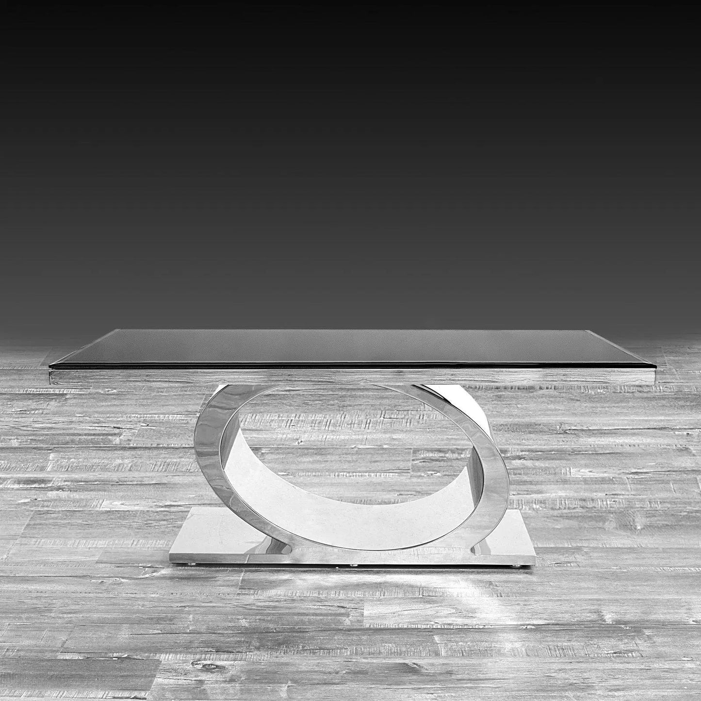 Onyx Silver Coffee Table with Minimalist Appeal