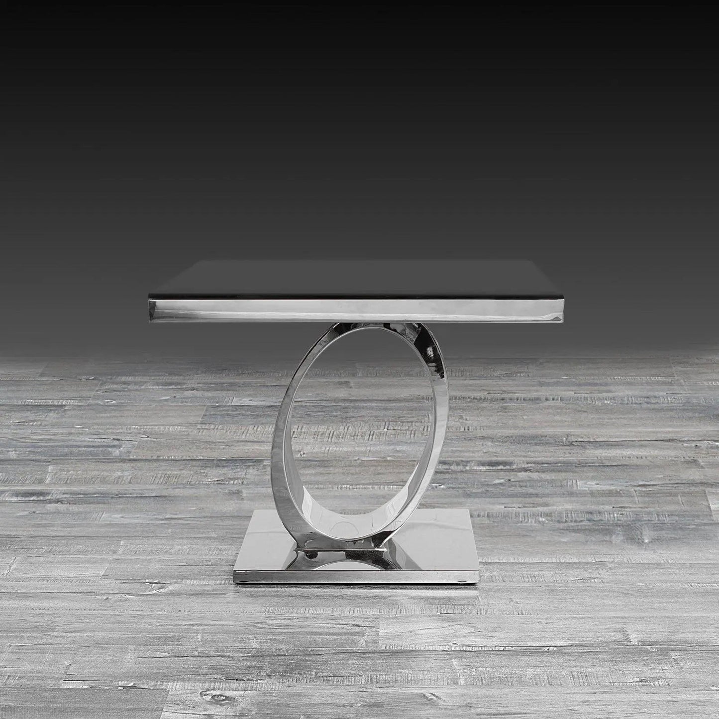 Onyx Silver End Tables | Modern Minimalism