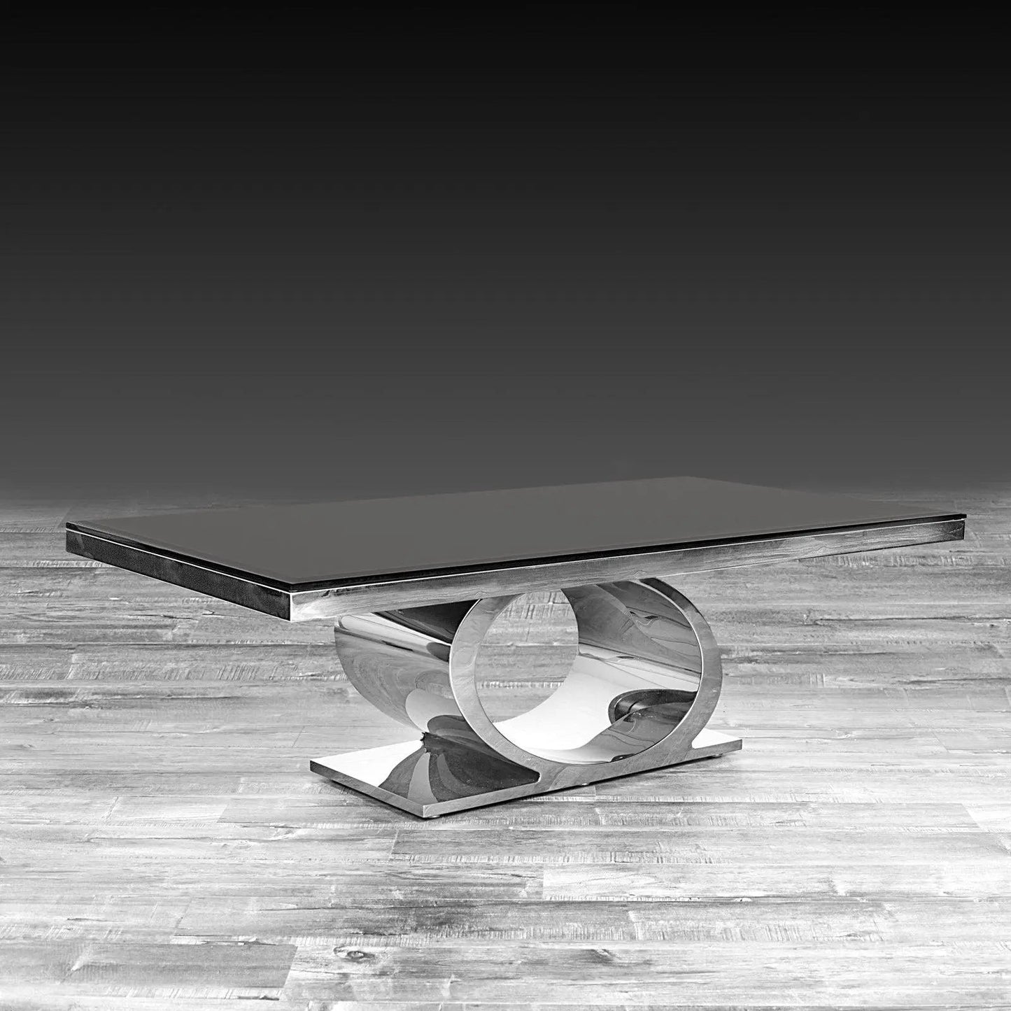 Onyx Silver Coffee Table with Minimalist Appeal