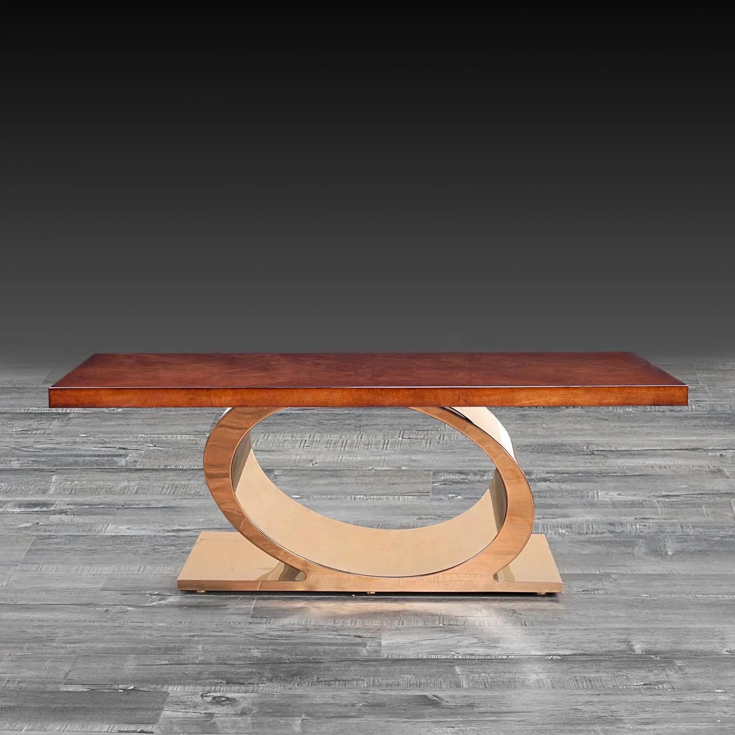 Onyx Elegant Rose Gold Coffee Table