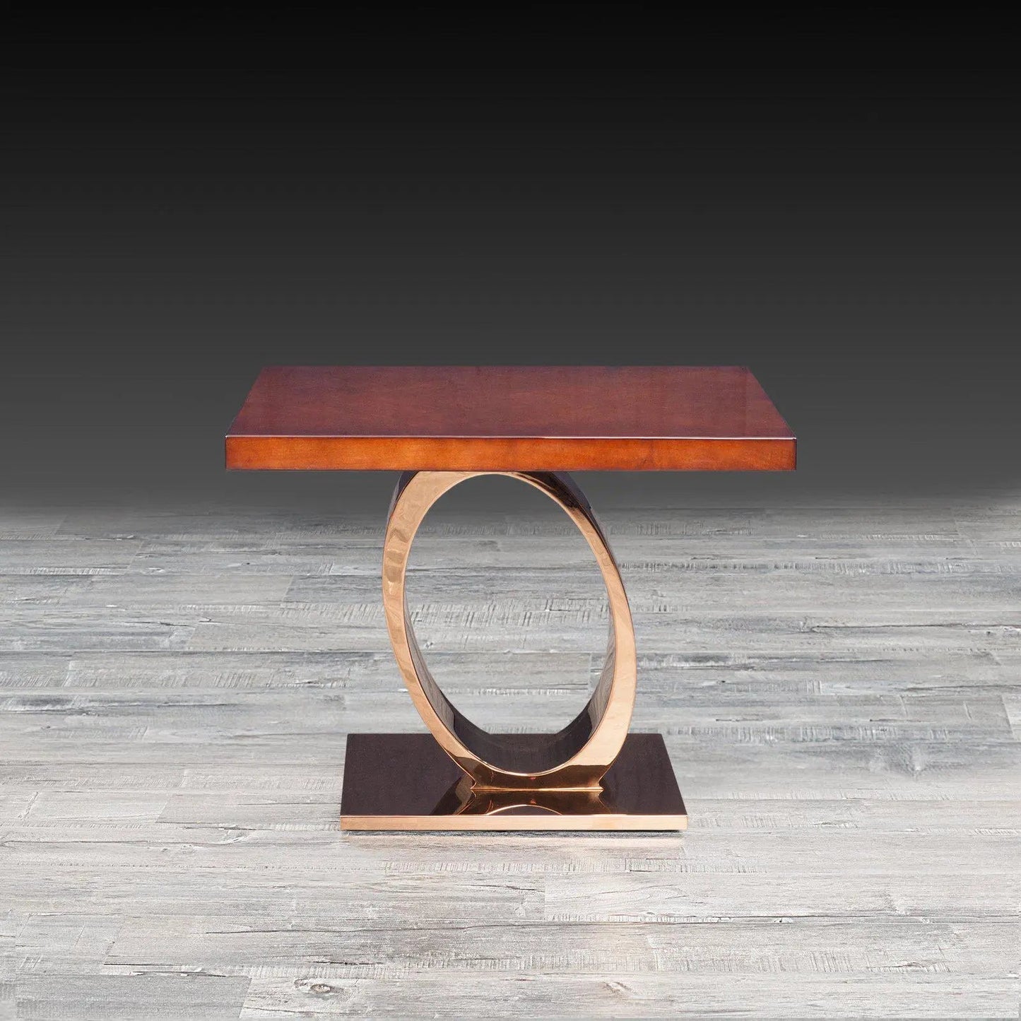 Onyx Rose Gold End Tables | Set of 2