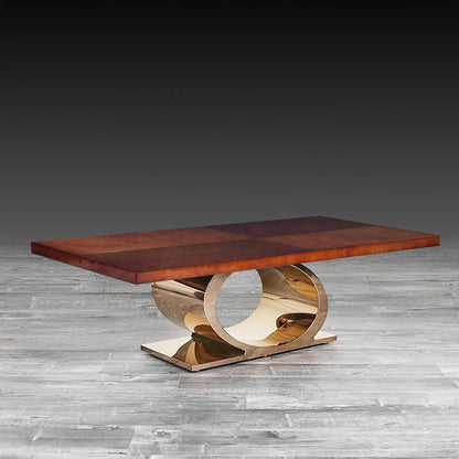 Onyx Elegant Rose Gold Coffee Table