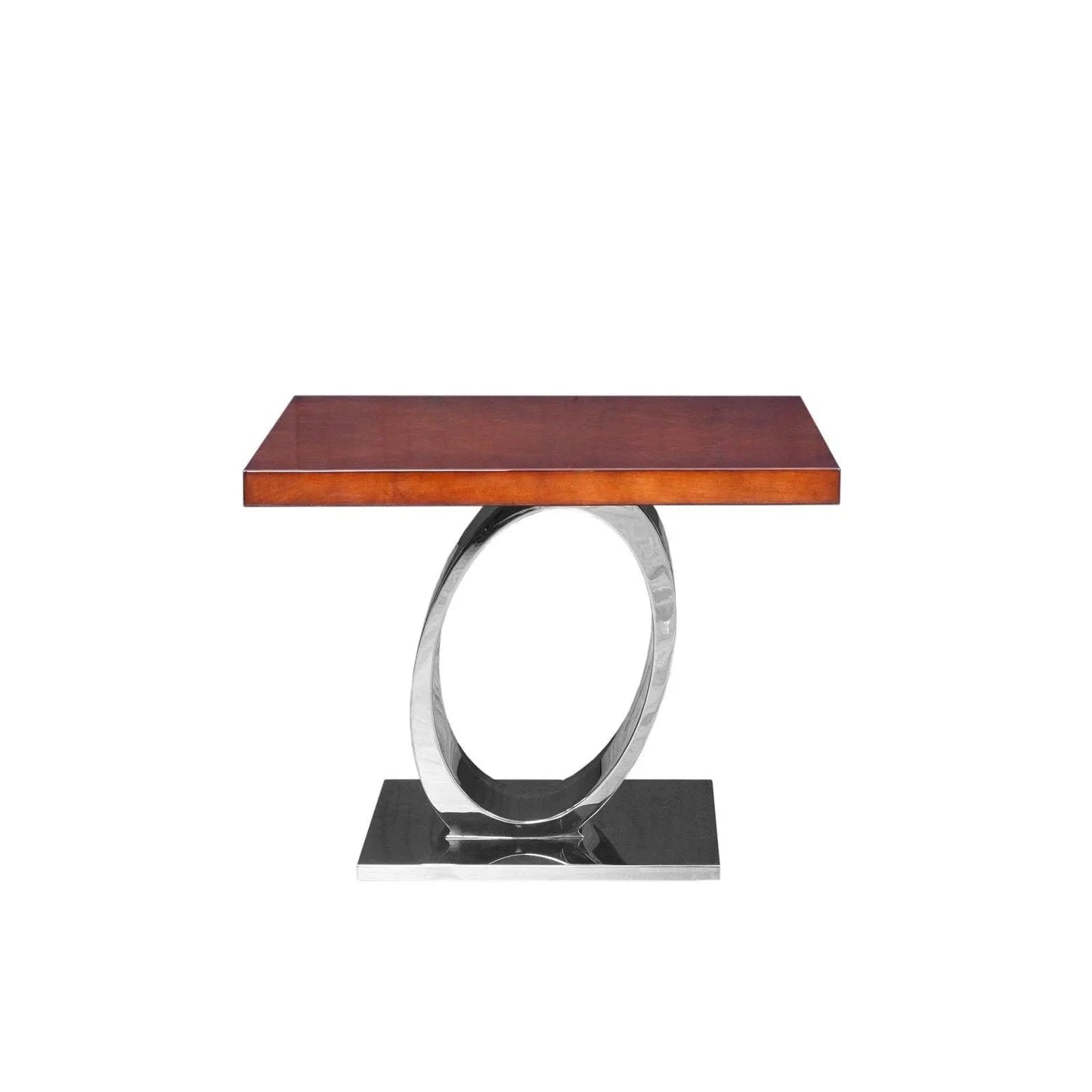 Onyx Maple Silver End Table E