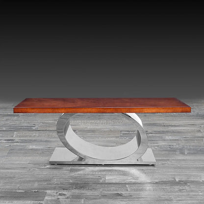 Onyx Silver Coffee Table with Minimalist Appeal