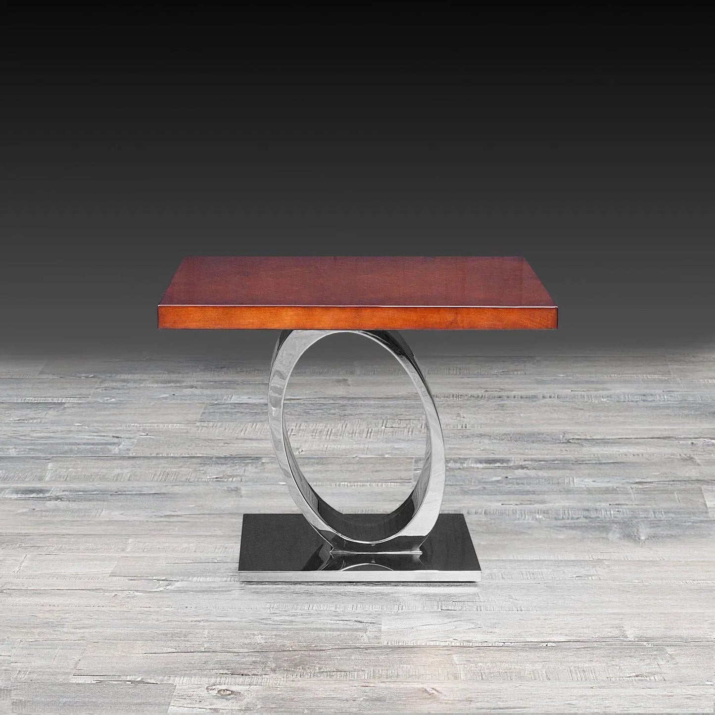 Onyx Silver End Tables | Modern Minimalism