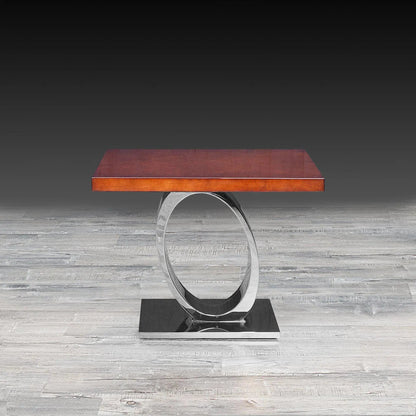 Onyx Silver End Tables | Modern Minimalism