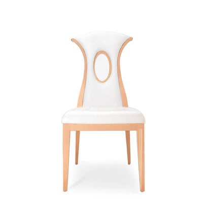 Onyx Rose Gold Designer Dining Chair