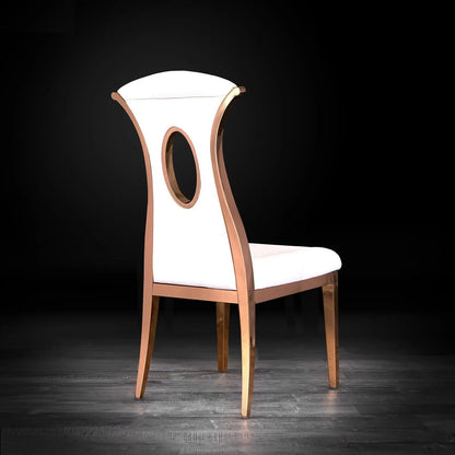 Onyx Rose Gold Designer Dining Chair