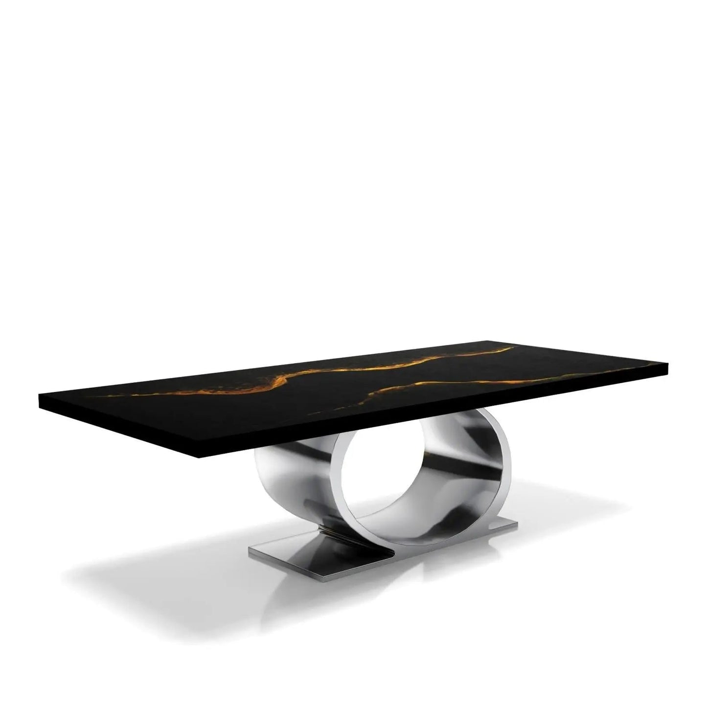 Onyx Silver Black Mountain Small Coffee Table