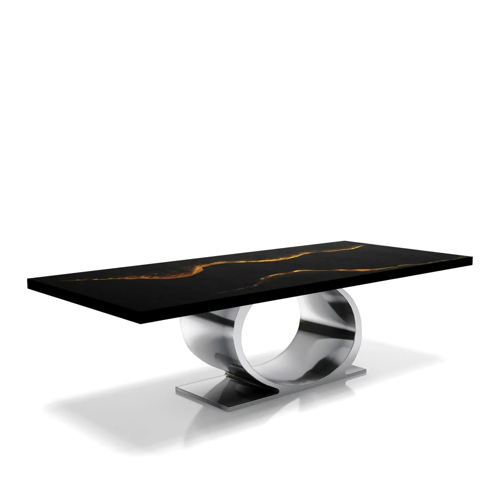 Onyx Silver Black Mountain Small Coffee Table