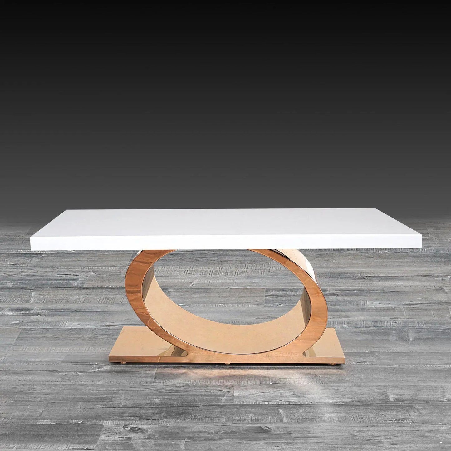 Onyx Elegant Rose Gold Coffee Table