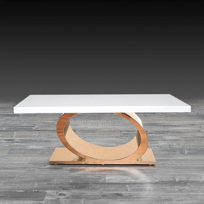 Onyx Elegant Rose Gold Coffee Table