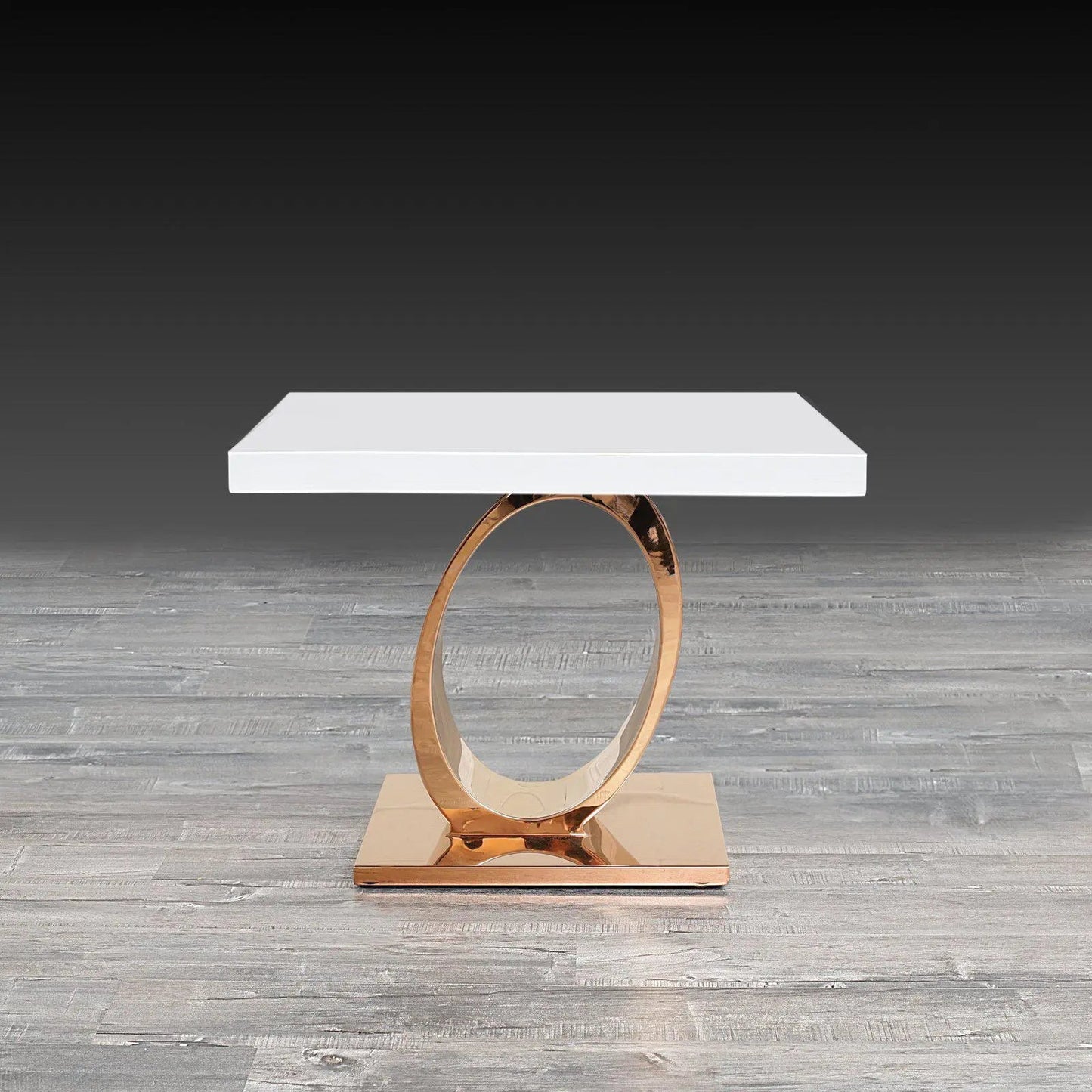Onyx Rose Gold End Tables | Set of 2