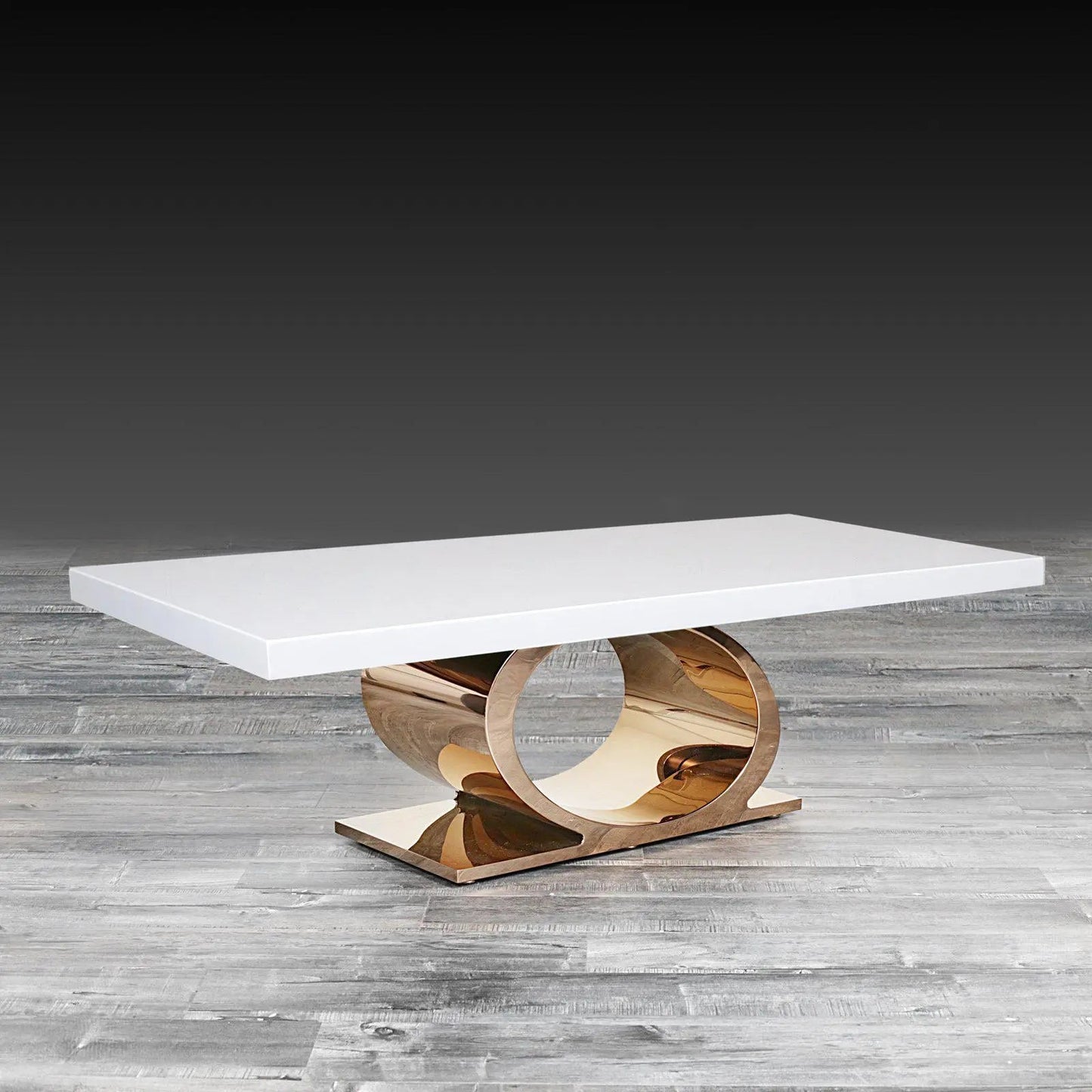 Onyx Elegant Rose Gold Coffee Table