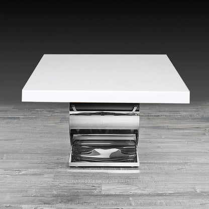 Onyx Silver Coffee Table with Minimalist Appeal