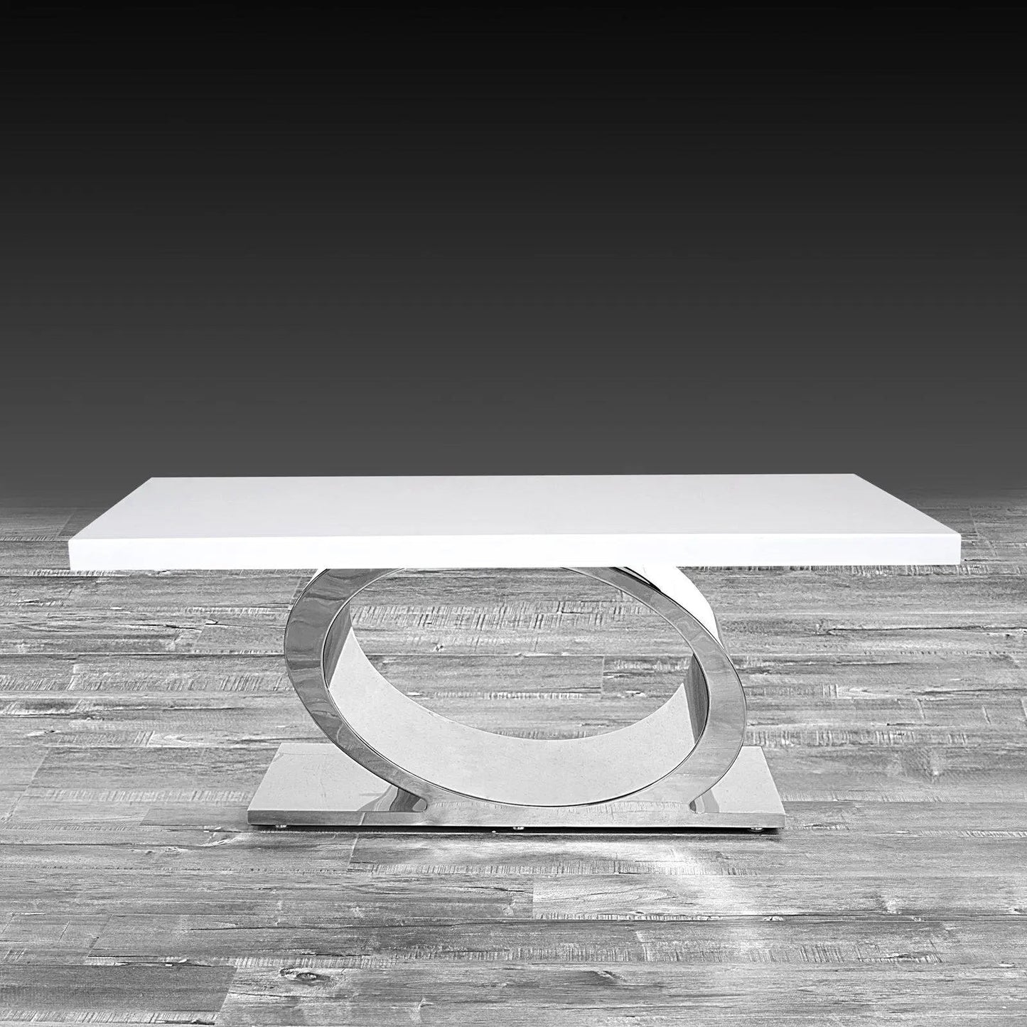 Onyx Silver Coffee Table with Minimalist Appeal