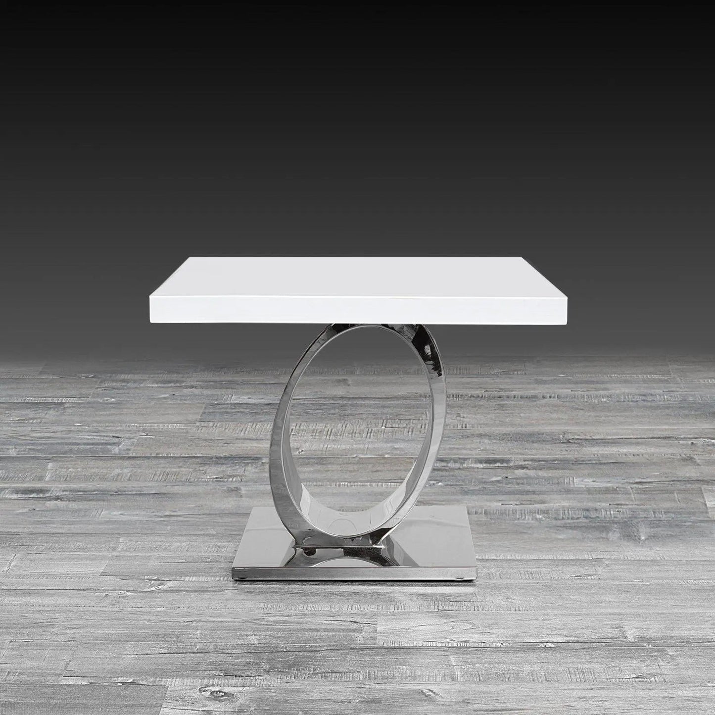 Onyx Silver End Tables | Modern Minimalism