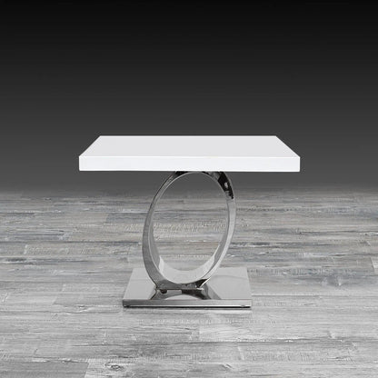 Onyx Silver End Tables | Modern Minimalism