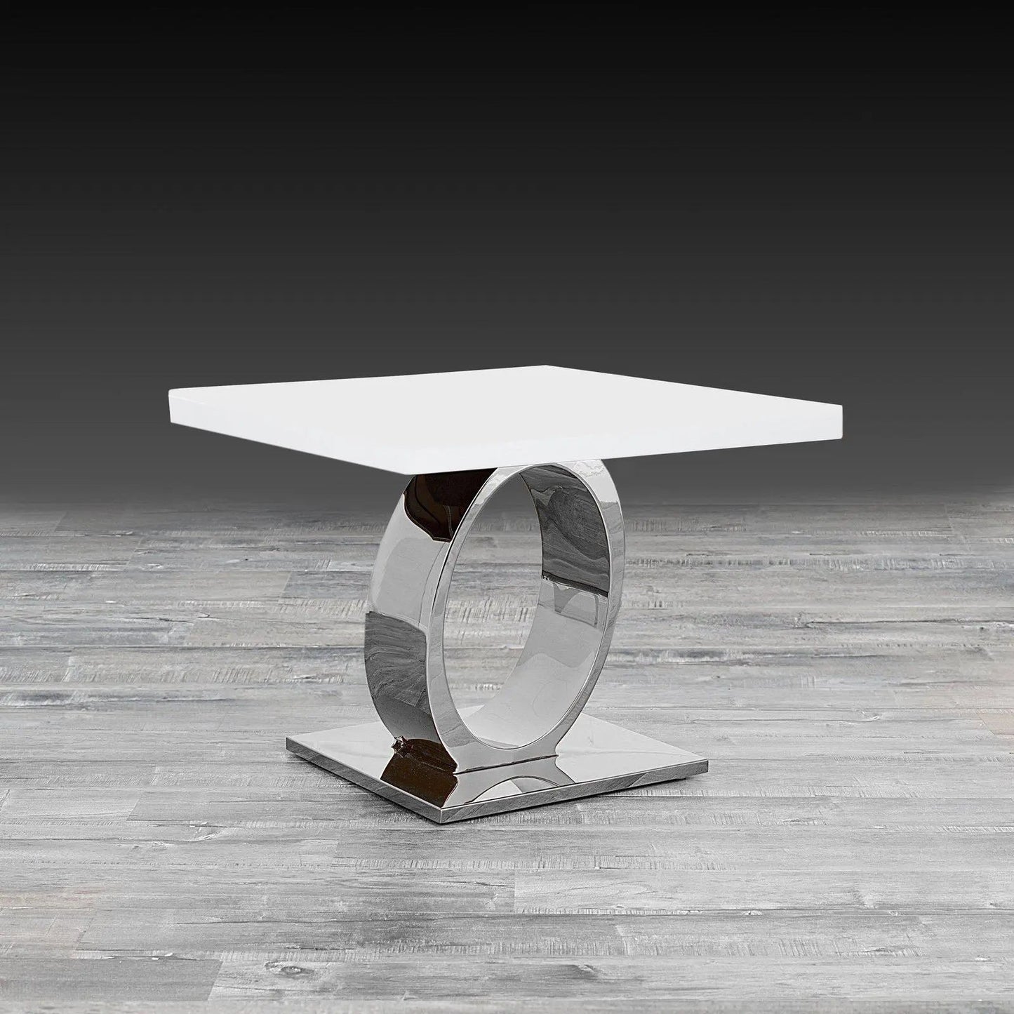 Onyx Silver End Tables | Modern Minimalism