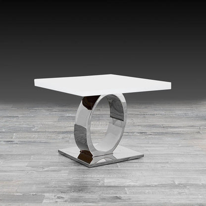 Onyx Silver End Tables | Modern Minimalism