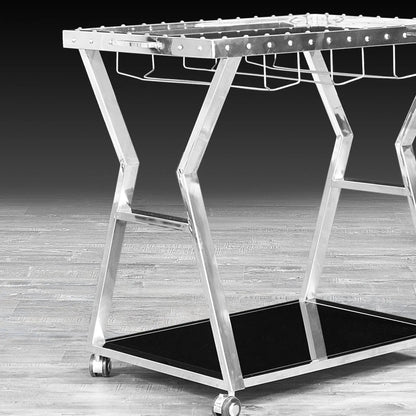 Oslo Bar Cart in Silver