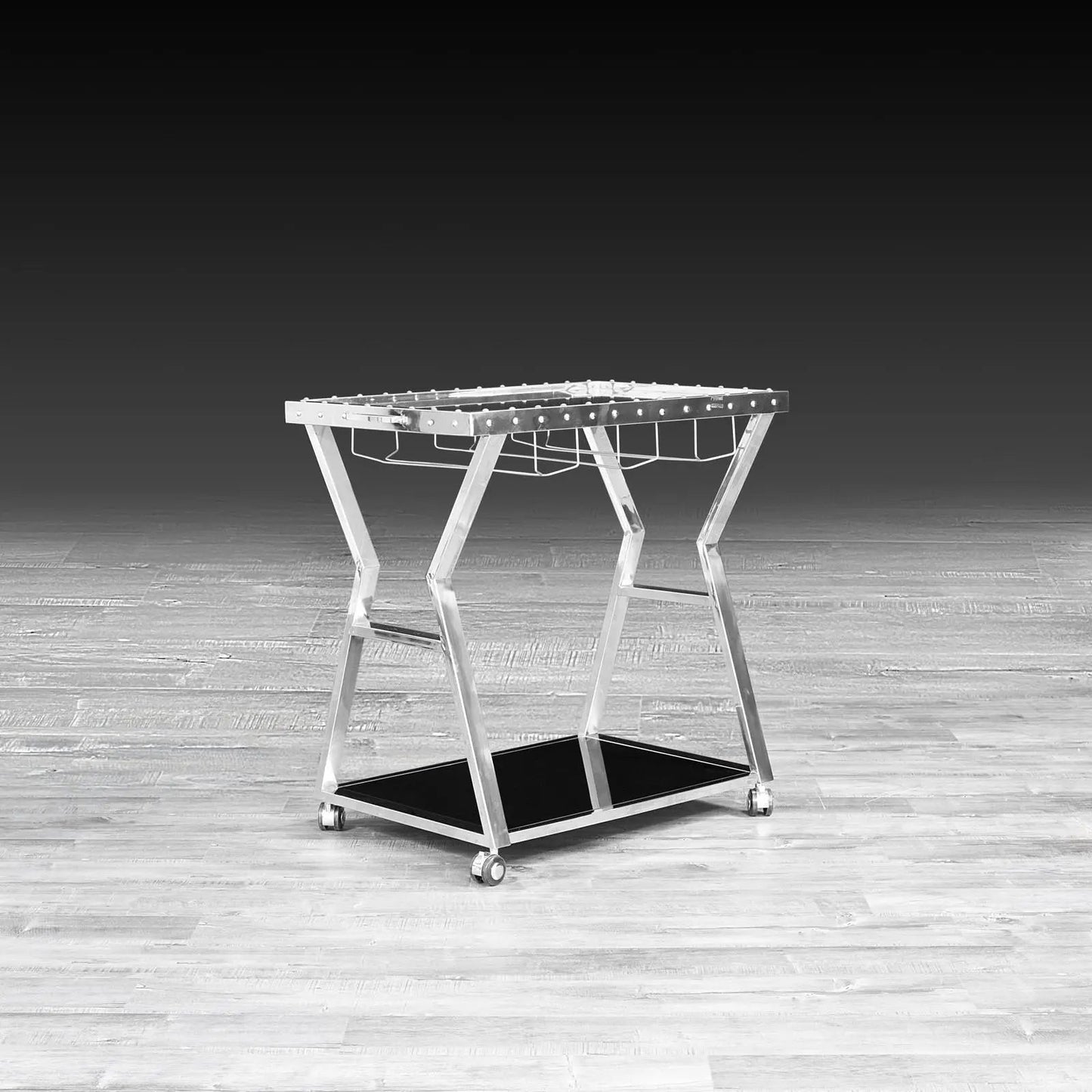Oslo Bar Cart in Silver