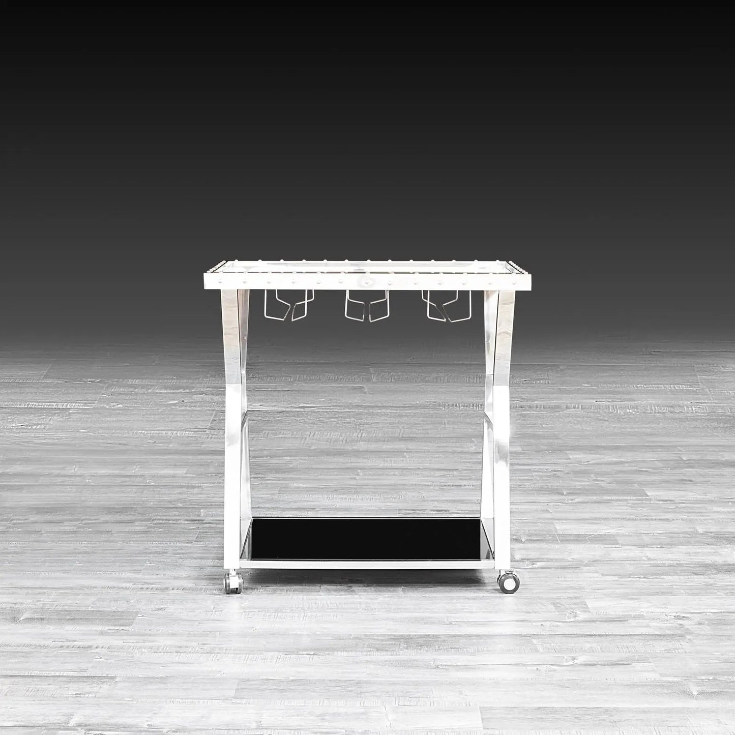 Oslo Bar Cart in Silver