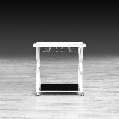 Oslo Bar Cart in Silver