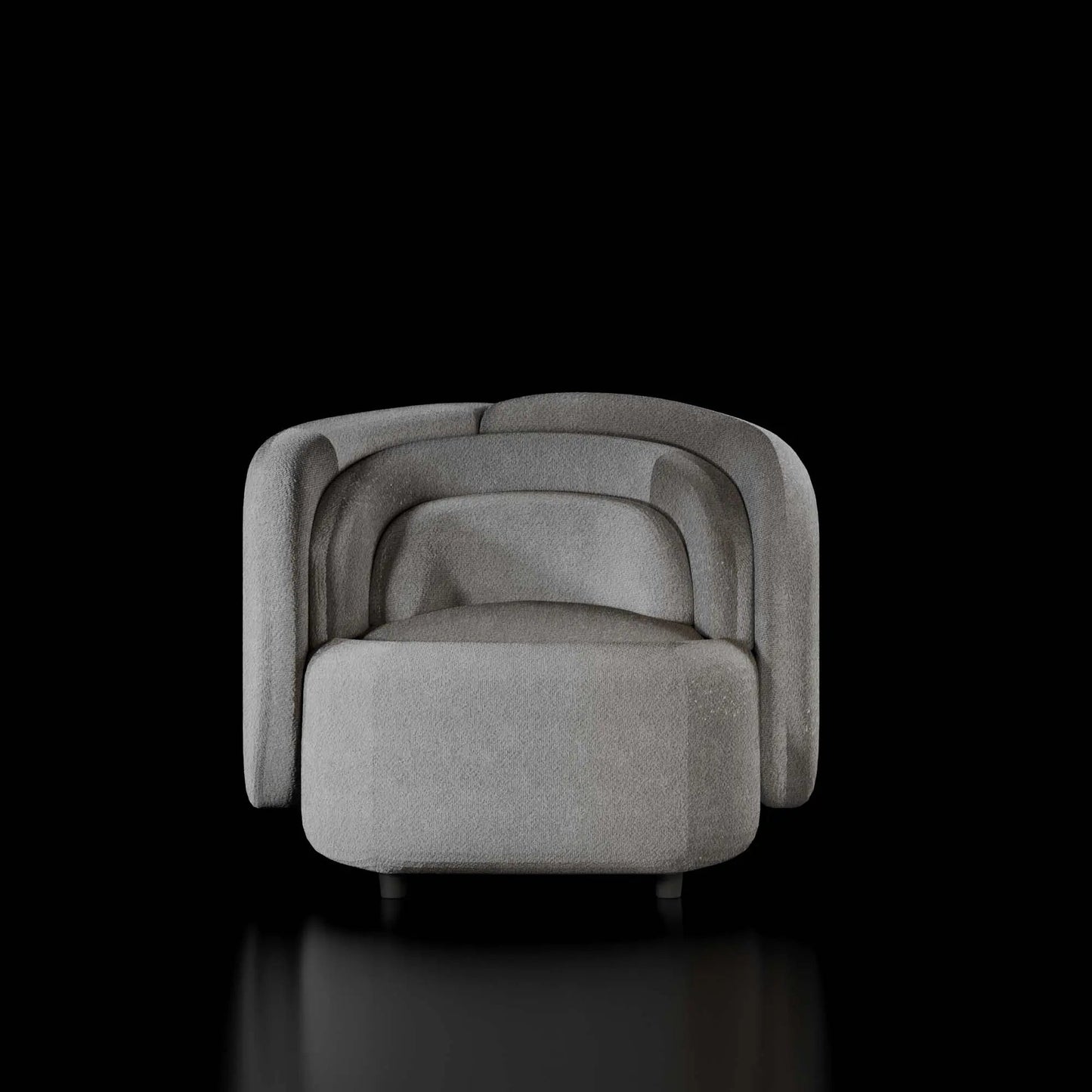 Pietra Armchair Light Grey Roberto Grassie Furniture