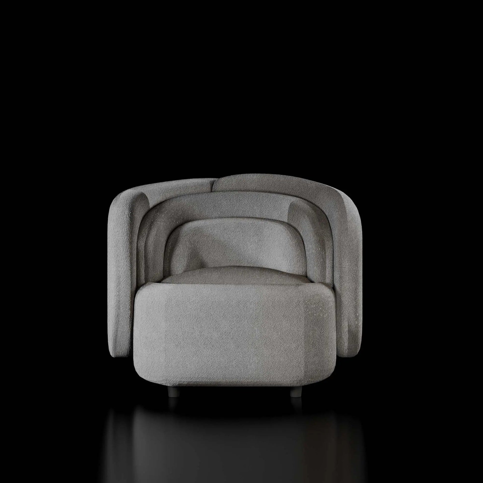 Pietra Armchair Light Grey Roberto Grassie Furniture