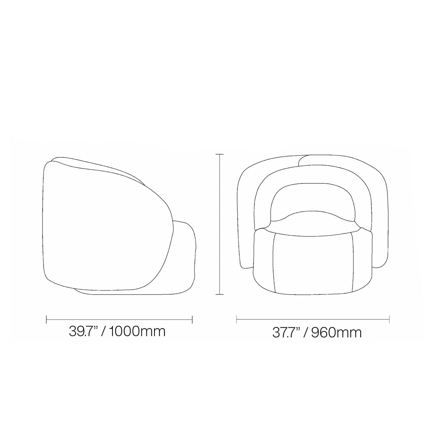 Pietra Modern Sofa Set – Light Gray