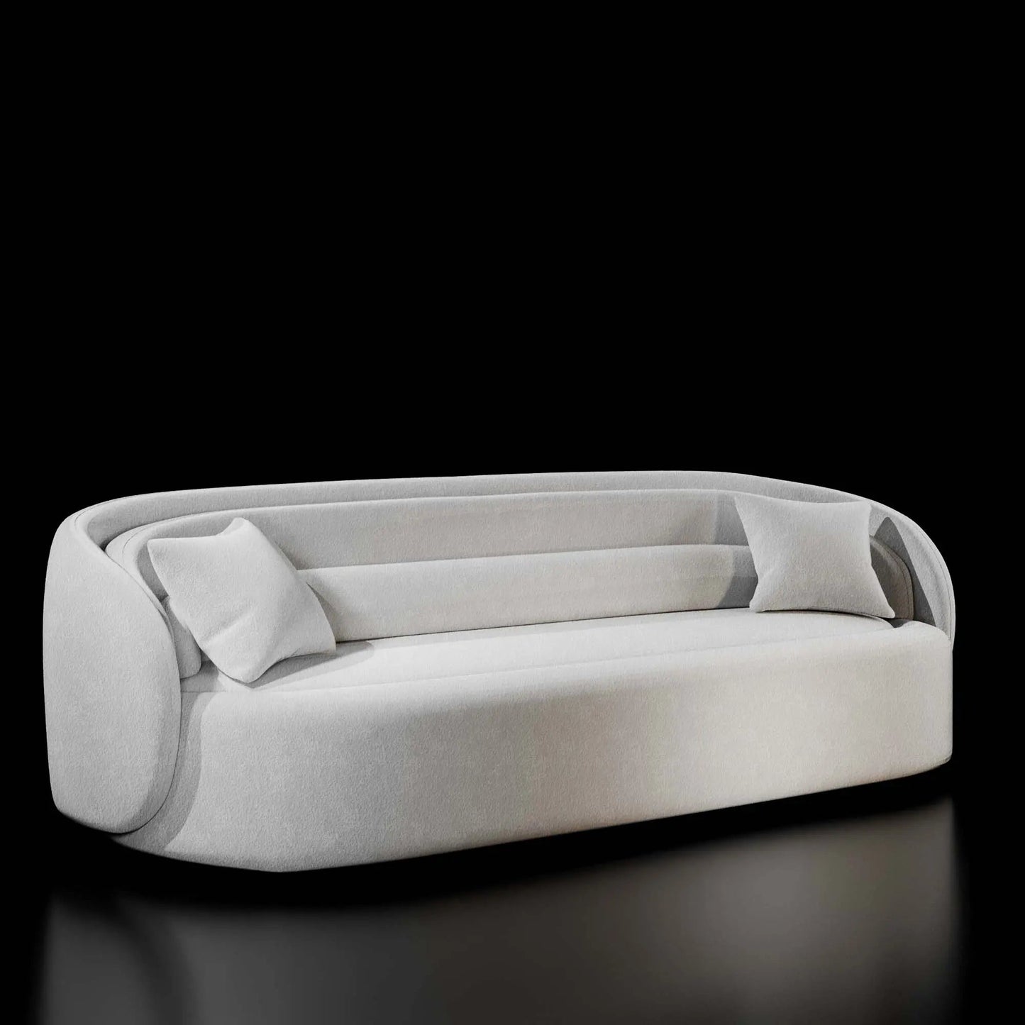 Pietra Contemporary Sofa Set – White