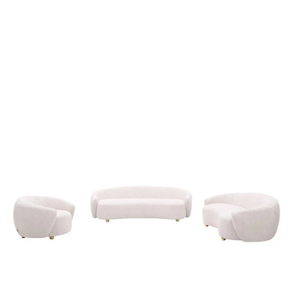 Primo Modern Sofa Set – White