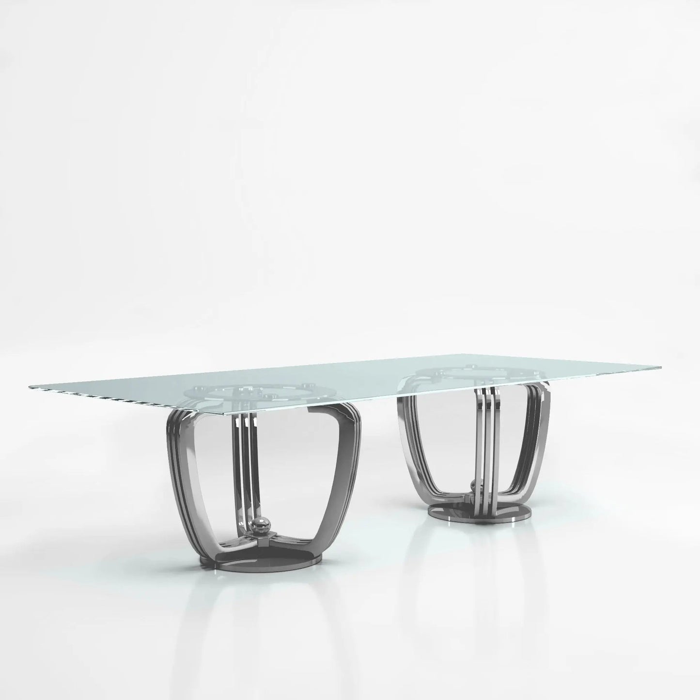 Regency Double-Base Rectangular Dining Table