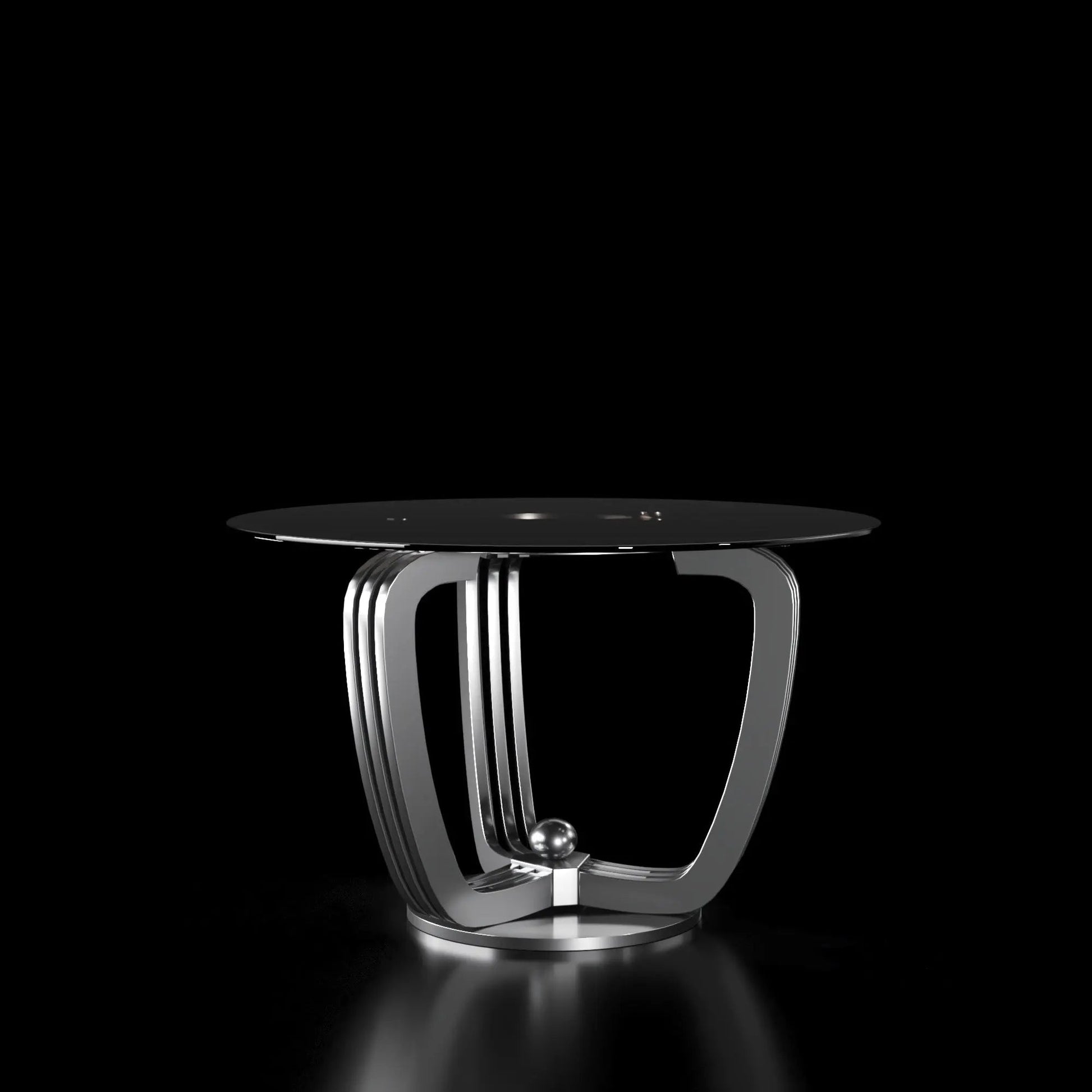 Regency Round Silver Dining Table RG