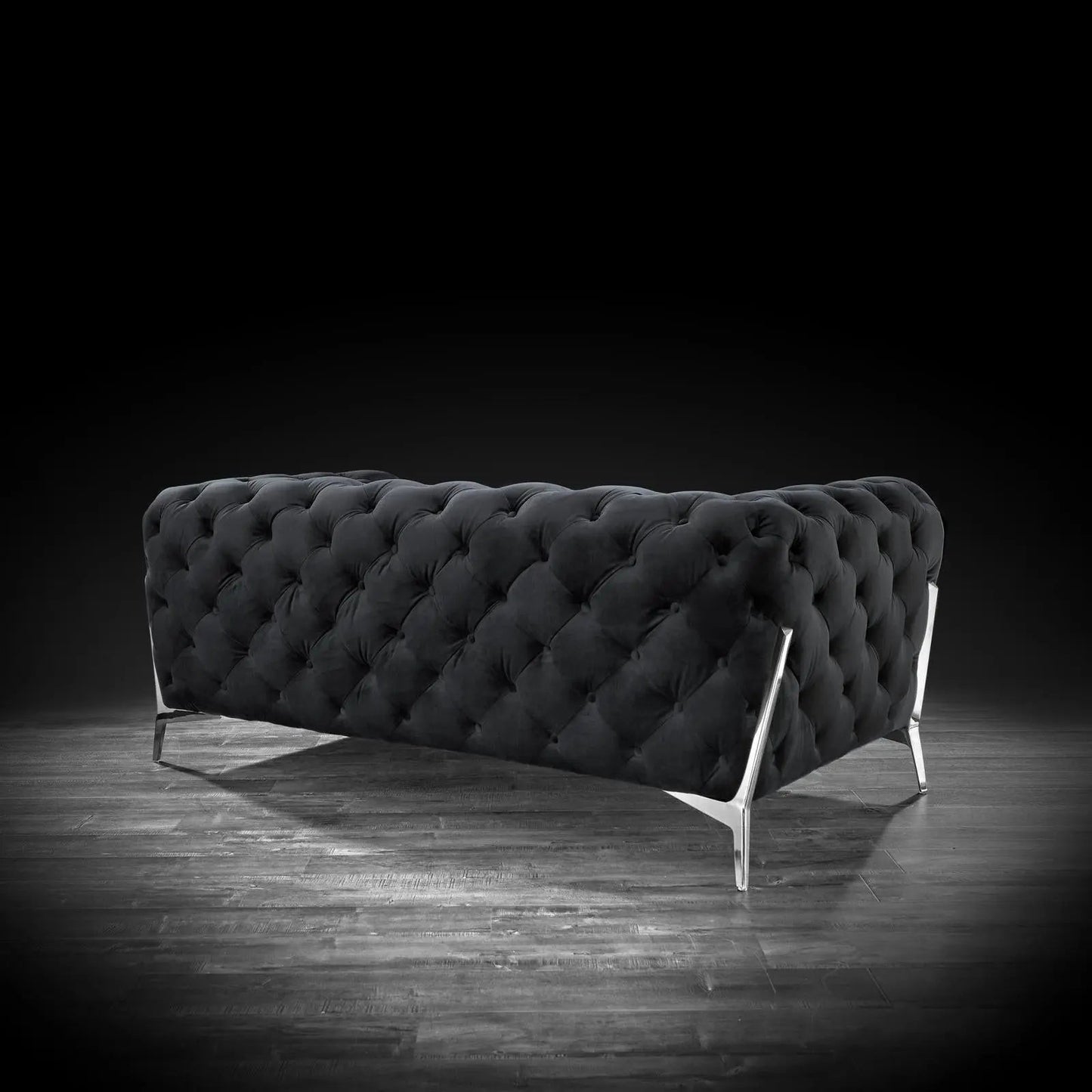 Regina Contemporary Sofa Set in Black