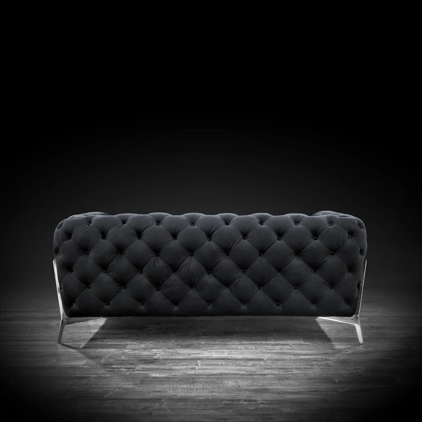 Regina Contemporary Sofa Set in Black
