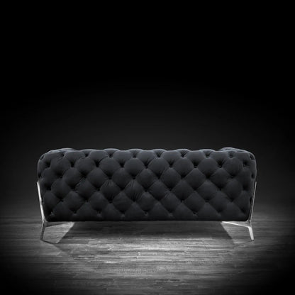 Regina Contemporary Sofa Set in Black