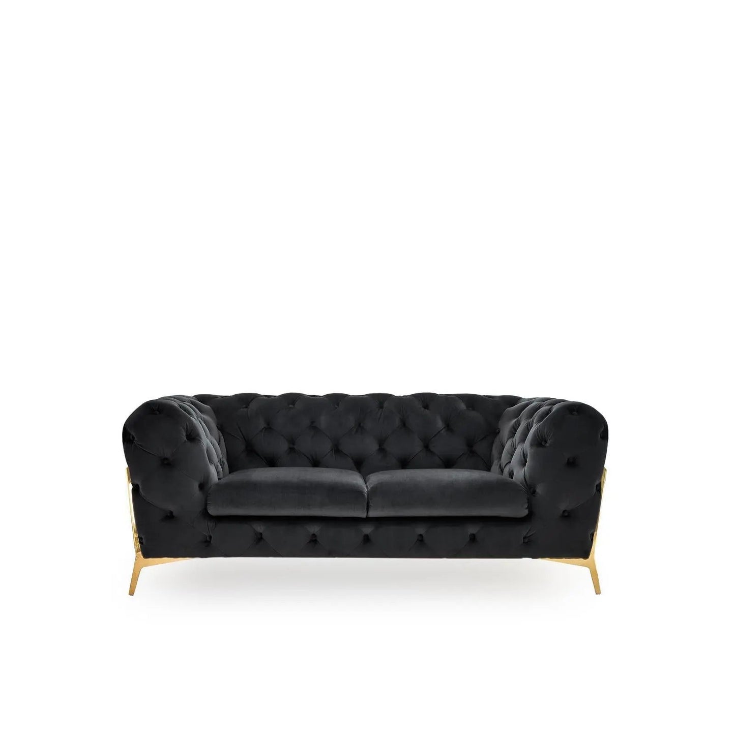 Regina Black Sofa Set