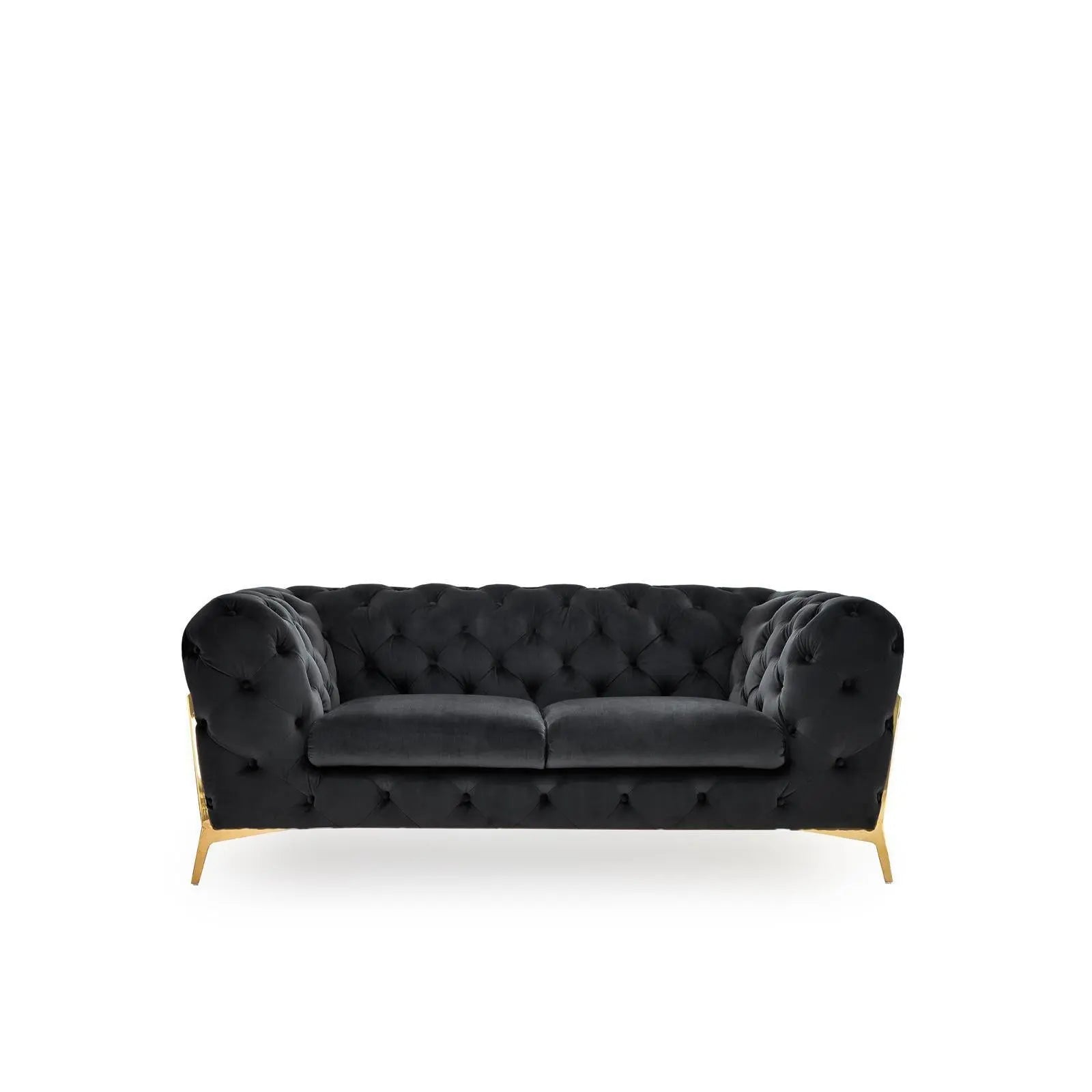 Regina Black Sofa Set