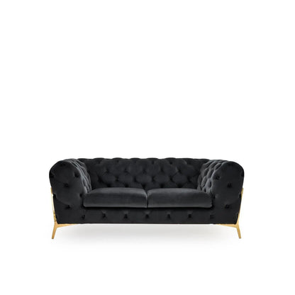 Regina Black Sofa Set