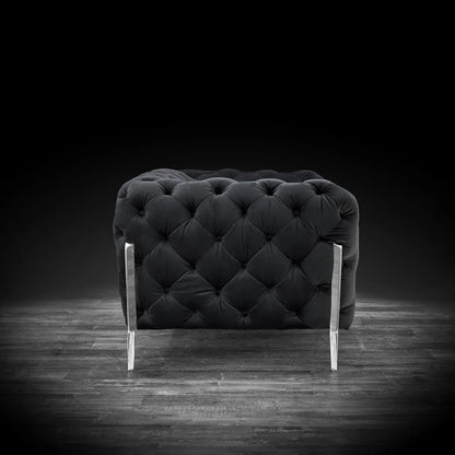 Regina Contemporary Sofa Set in Black