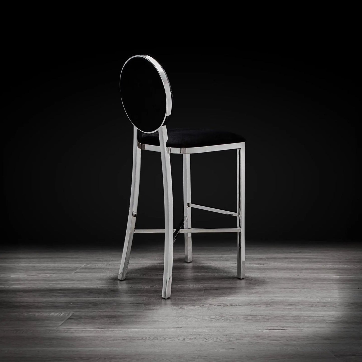 Regina Silver Bar Stool – Modern Style