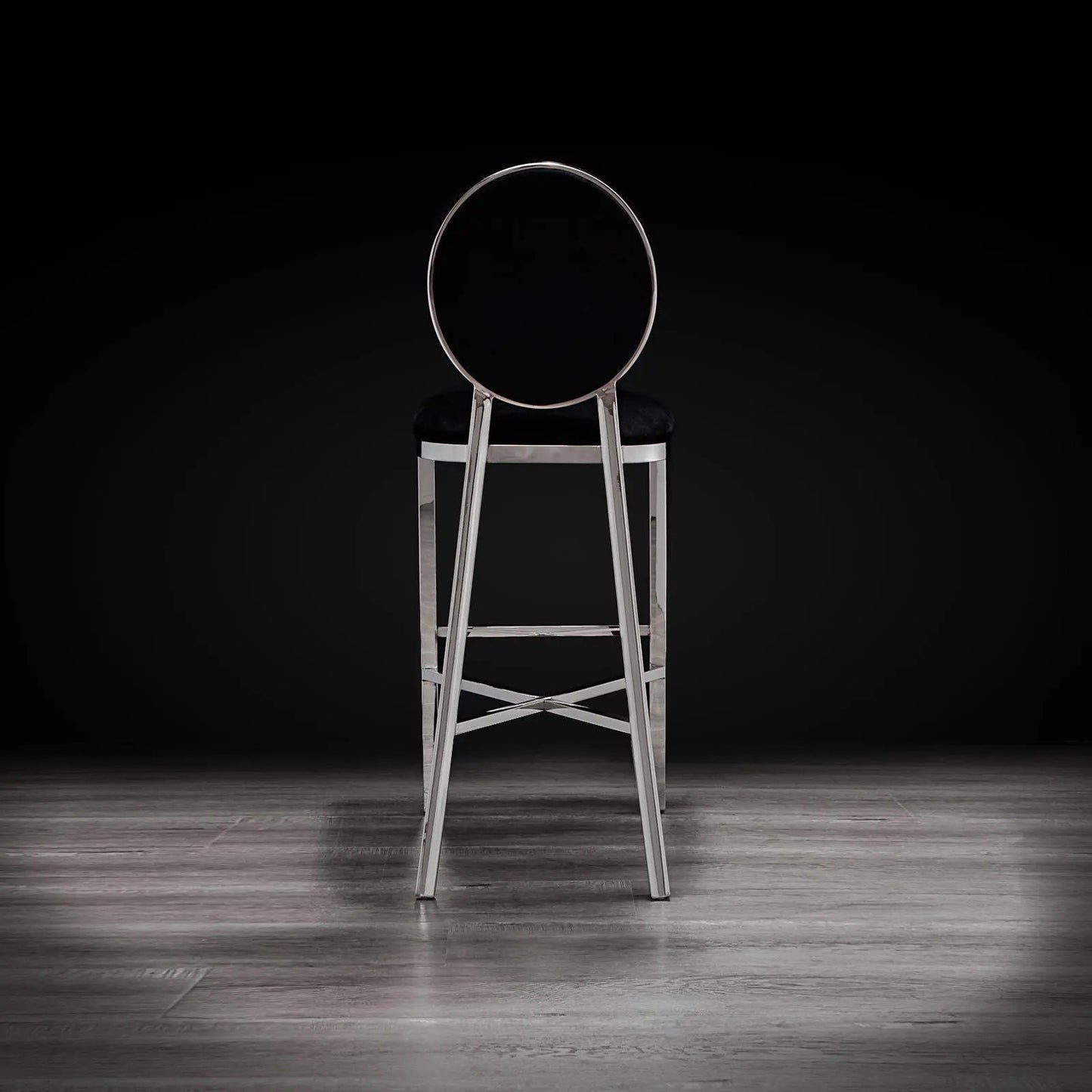 Regina Silver Bar Stool – Modern Style