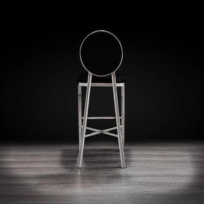Regina Silver Bar Stool – Modern Style