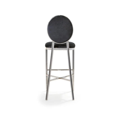 Regina Silver Bar Stool – Modern Style
